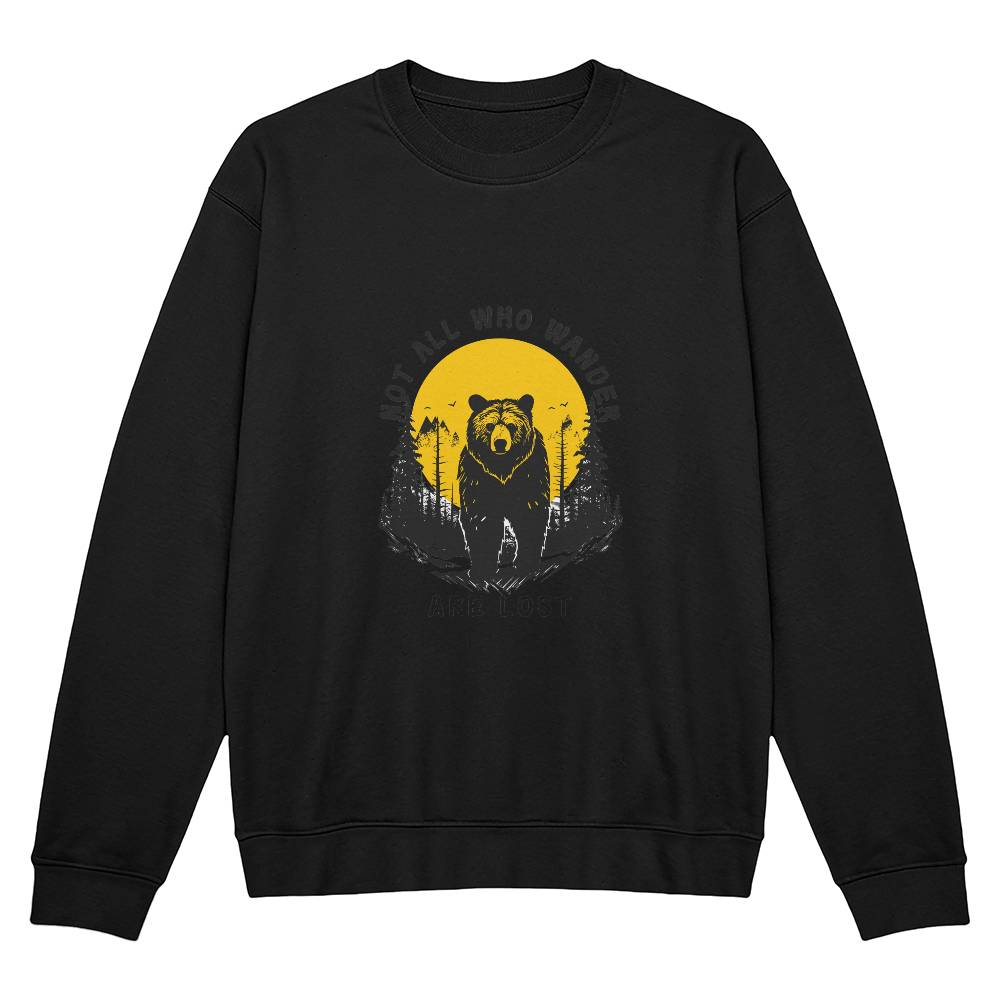 "Not All Who Wander Are Lost" Unisex Crewneck Sweatshirt