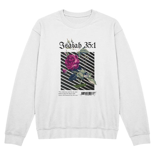 Isaiah 35:1 Unisex Crewneck Sweatshirt