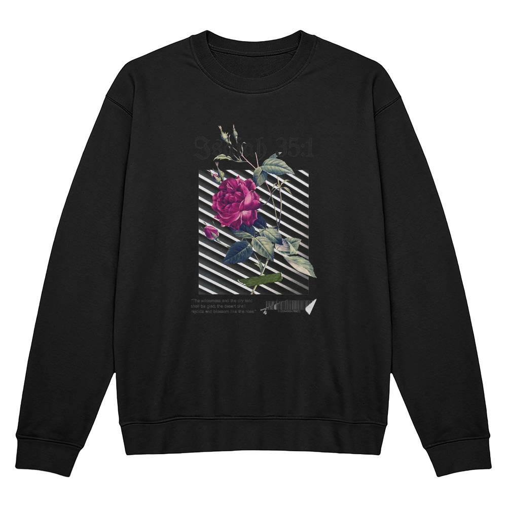 Isaiah 35:1 Unisex Crewneck Sweatshirt