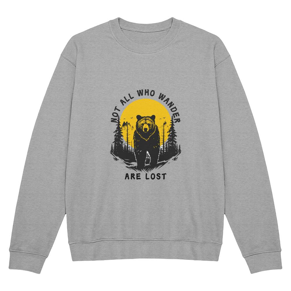 "Not All Who Wander Are Lost" Unisex Crewneck Sweatshirt