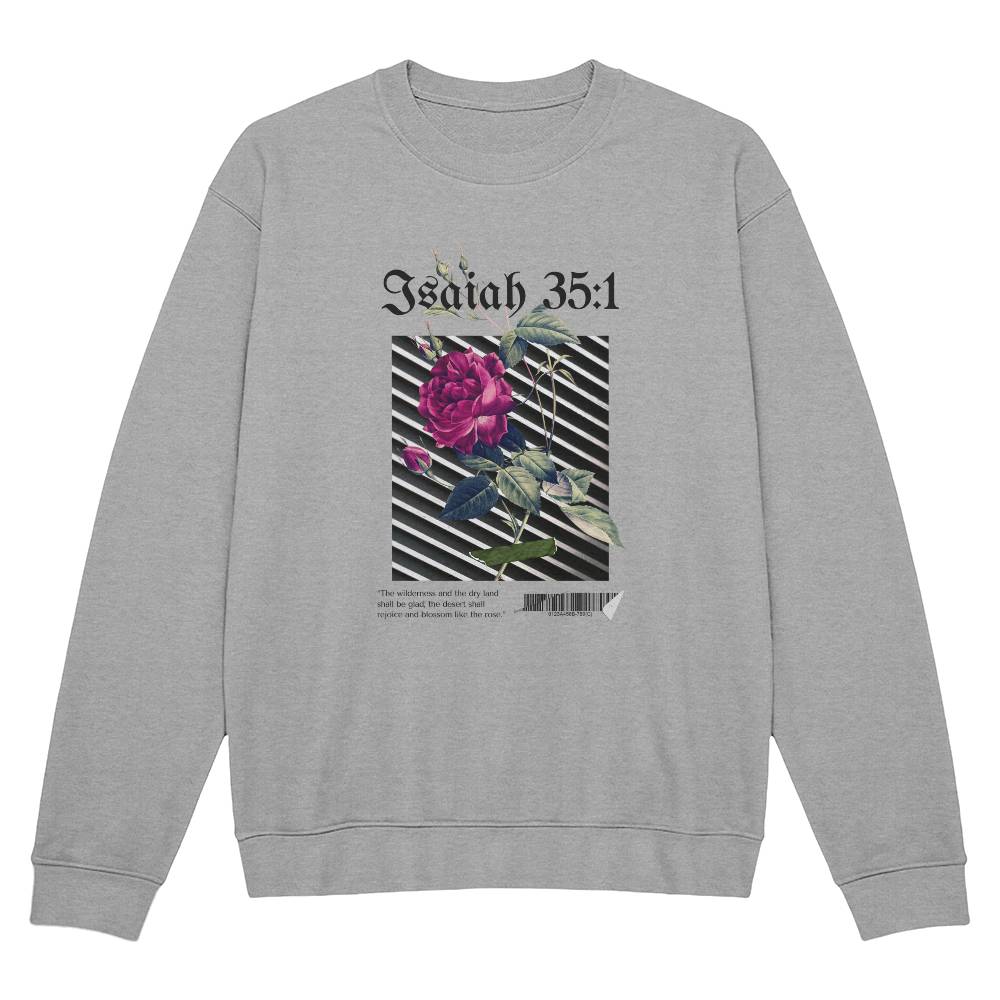 Isaiah 35:1 Unisex Crewneck Sweatshirt