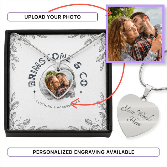 Customized/Personalized Heart Necklace