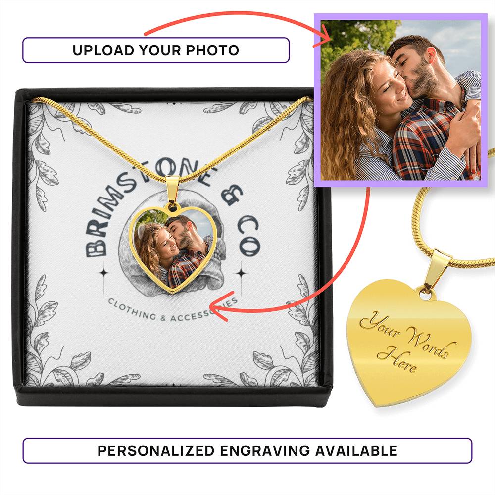Customized/Personalized Heart Necklace