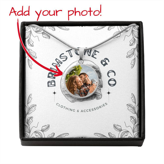 Customized/Personalized Circle Necklace