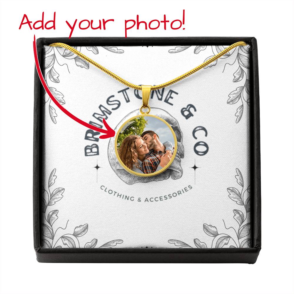 Customized/Personalized Circle Necklace