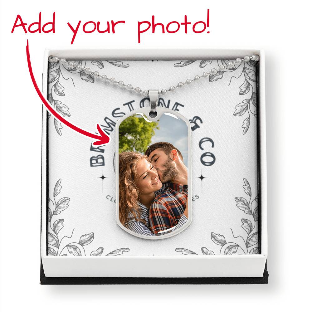 Customized/Personalized Dog Tag Necklace