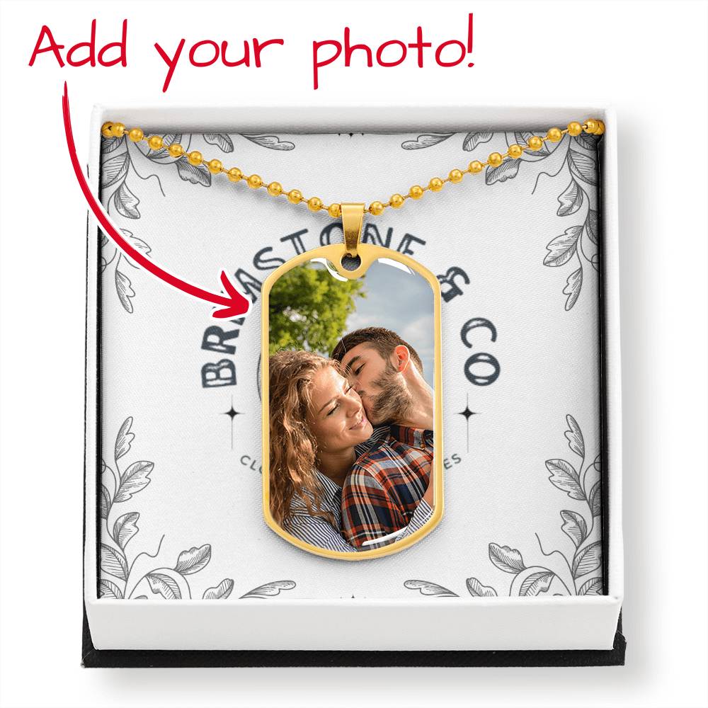 Customized/Personalized Dog Tag Necklace