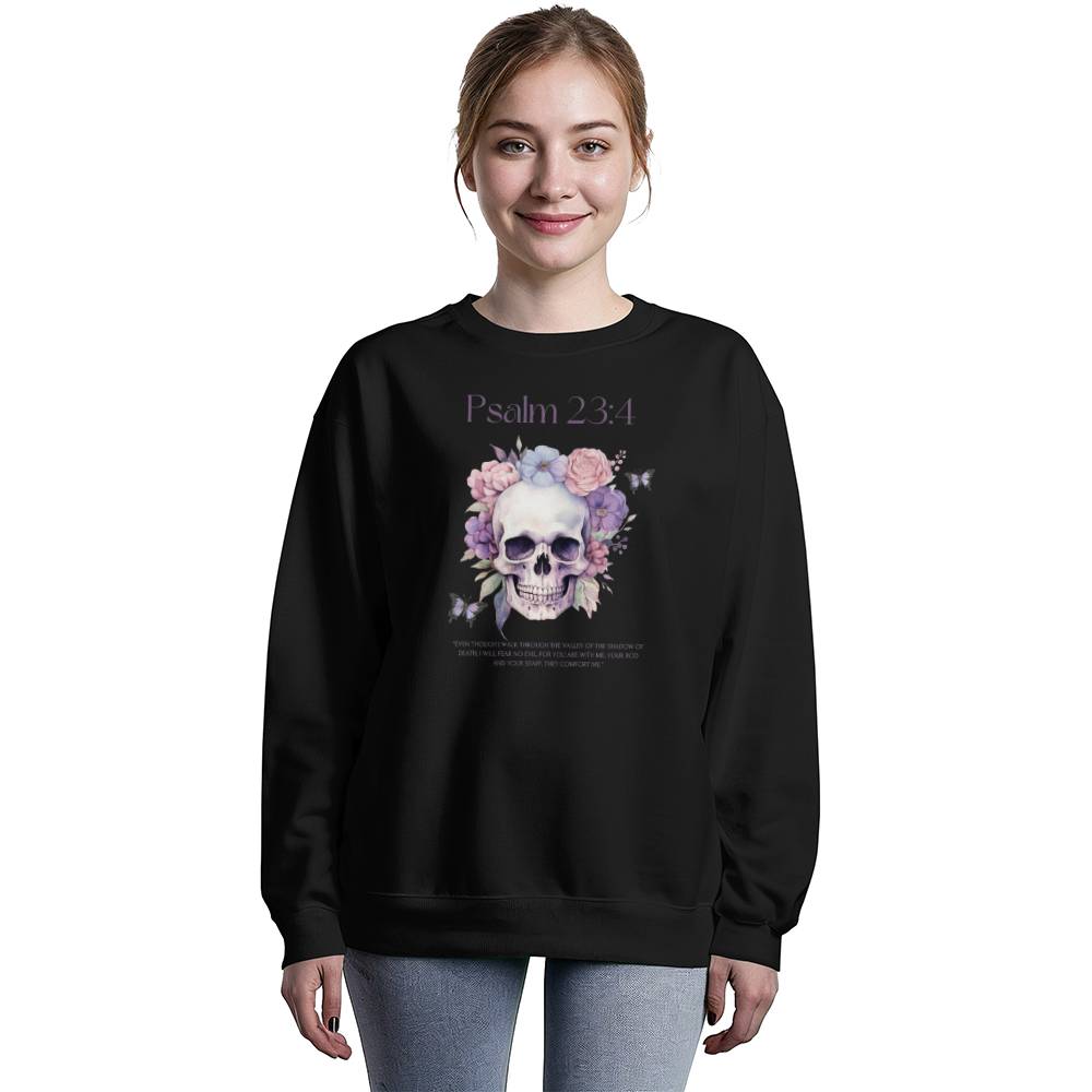 Psalm 23:4 Unisex Crewneck Sweatshirt