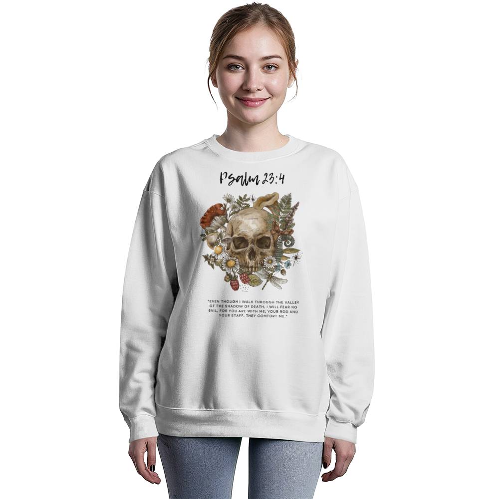 Psalm 23:4 Unisex Crewneck Sweatshirt