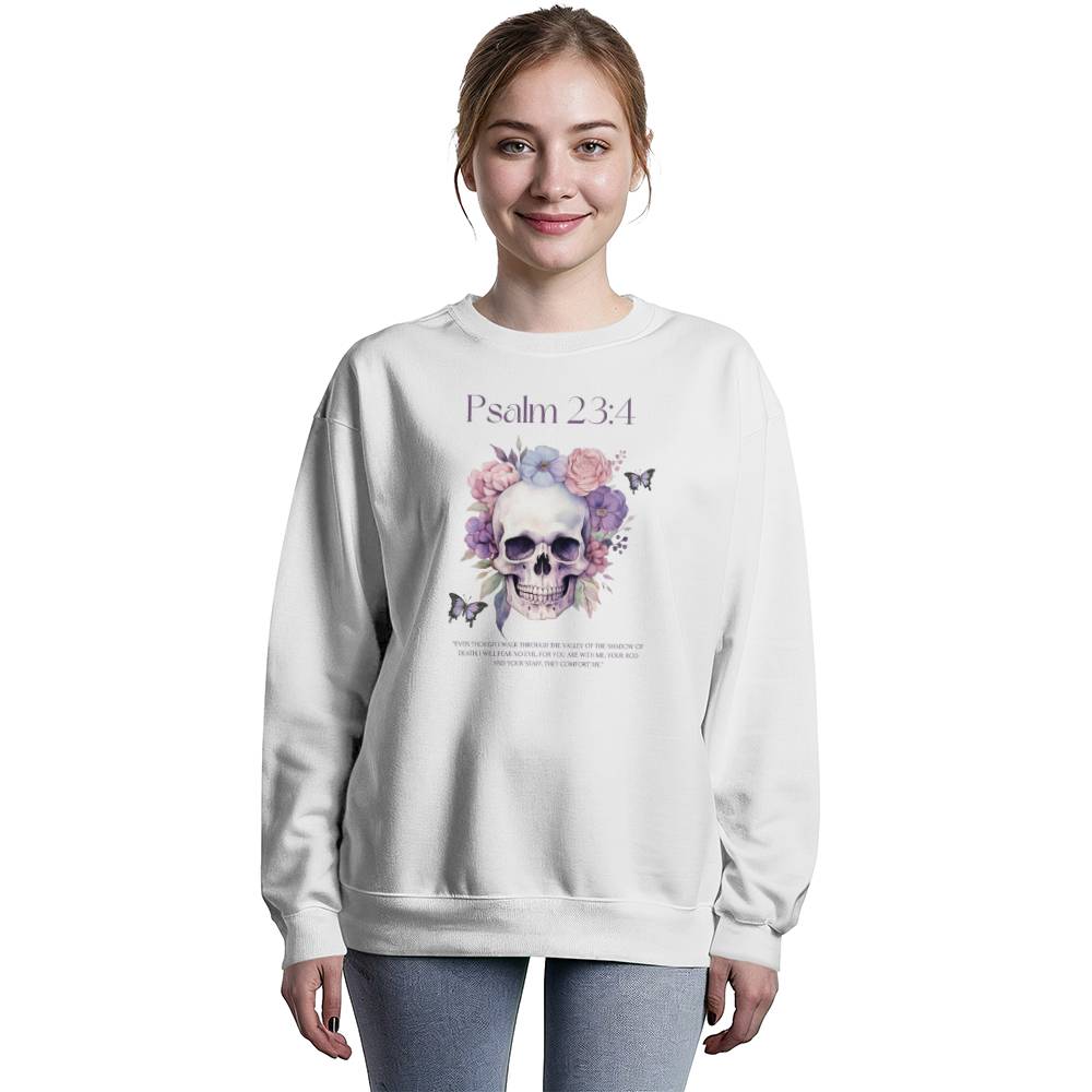 Psalm 23:4 Unisex Crewneck Sweatshirt