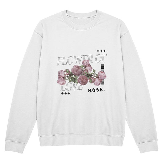 "Flower Of Love Rose" Unisex Crewneck Sweatshirt