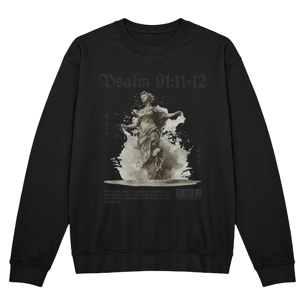 Psalm 91:11-12 Unisex Crewneck Sweatshirt