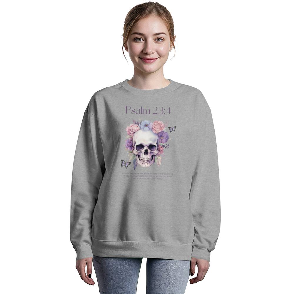 Psalm 23:4 Unisex Crewneck Sweatshirt