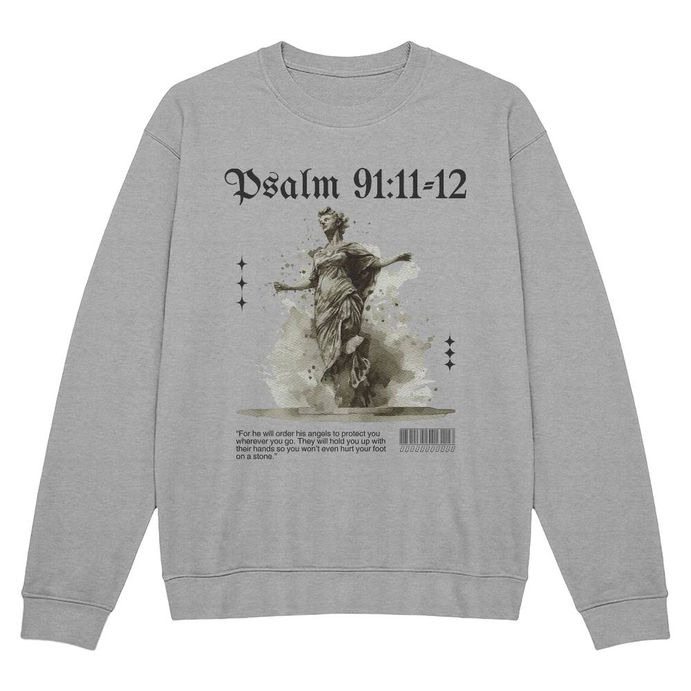 Psalm 91:11-12 Unisex Crewneck Sweatshirt